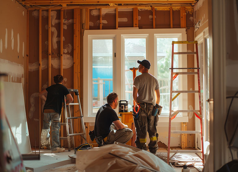 Parging work in Calgary